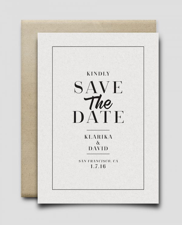 Save The Date no.3 (Vintage)