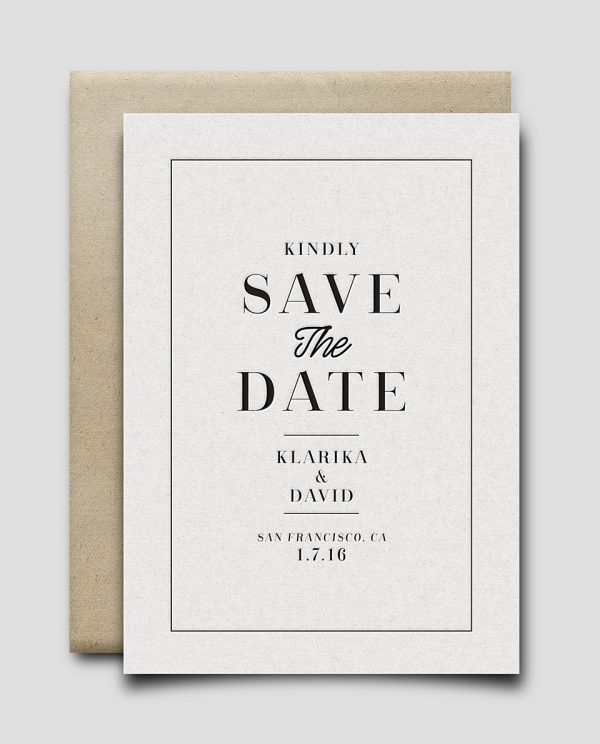 Save The Date no.2 (Vintage)