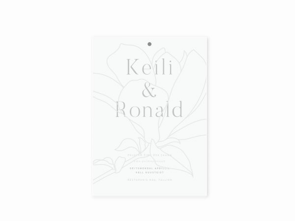 Pulmakutse Keili & Ronald Magnolia Vellum