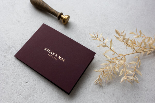 Kinkekaart Foil Fold 14,8×10,5cm <br> 5€ /tk