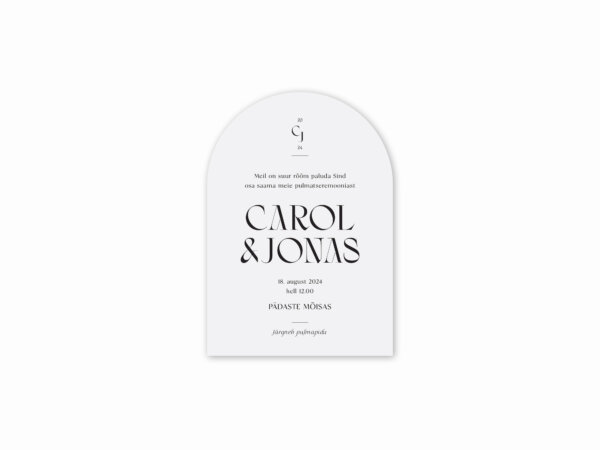 Pulmakutse Carol & Jonas No8